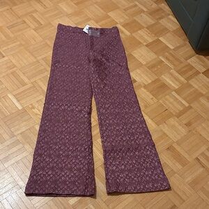 Free people Floral Patterned Wide-Leg Pants